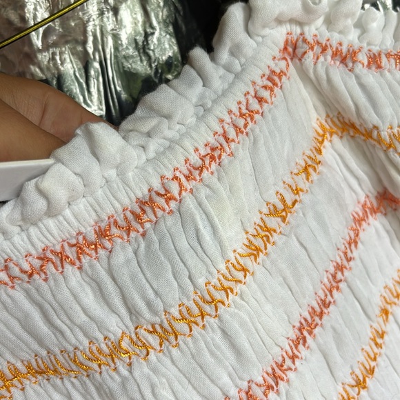 CUTE White Summer Flowy Dress | Greylin | Coastal Cowgirl Vibe - Picture 9 of 9